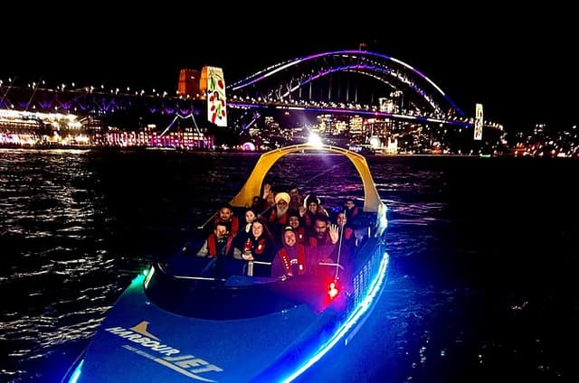 45-Minute Vivid Sydney Scenic Jet Boat Cruise Tour
