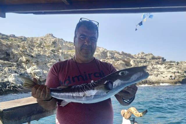 Makarounas Fishing Boat Trip with swimming stop and BBQ on board