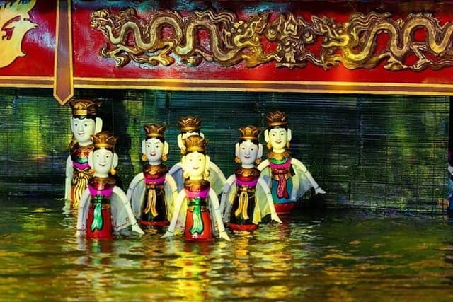 1 Round Hanoi City Public Tour and Water Puppet