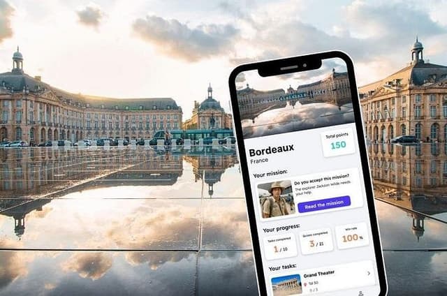 Bordeaux Exploration Game and City Tour on your Phone
