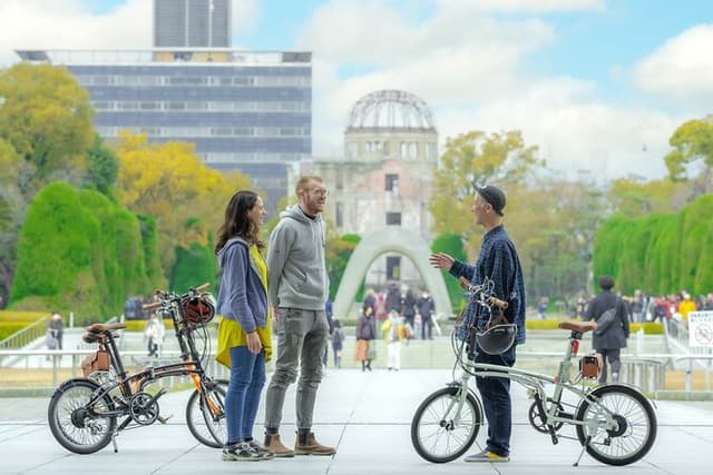 Hiroshima 2hr Peace Cycling Tour with Local Guide