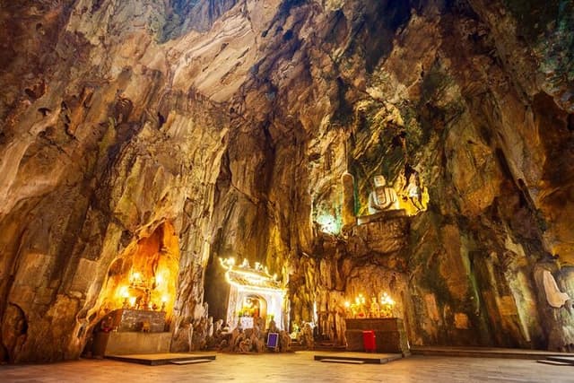 Marble Mountains, Monkey Island ,Hell Cave & DaNang Private Night