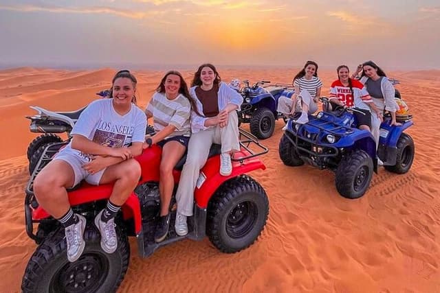 Quad Riding in Sand Dunes Merzouga Erg Chebbi Desert