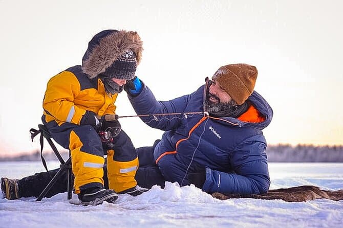 Authentic Arctic Adventure: Snowshoeing & Ice Fishing