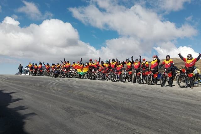 Cycling on the Road of Death Bolivia