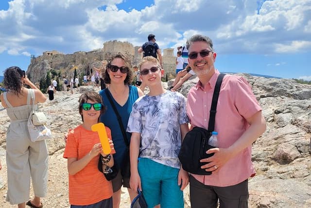 Athens Family Mythology Treasure Hunt and Tour w Food Stop