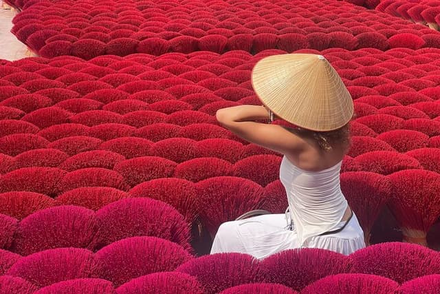 Incense Village, Hat Making & City Tour - Small Group Hanoi