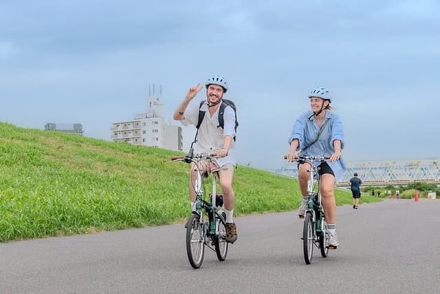 Tokyo Non-Touristy Local Private E-bike Cycling Tour from Asakusa