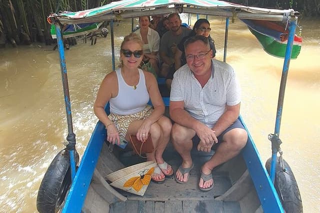 HCM:Mekong Delta Boat,Khotcake cooking Coconut Village,SmallGroup
