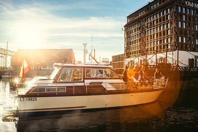Klaipeda Classy Yacht Tour of the Curonian Lagoon and Port Area