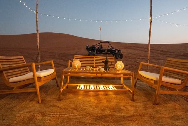Dune Buggy & Private Dinner in the Dunes in Mleiha National Park