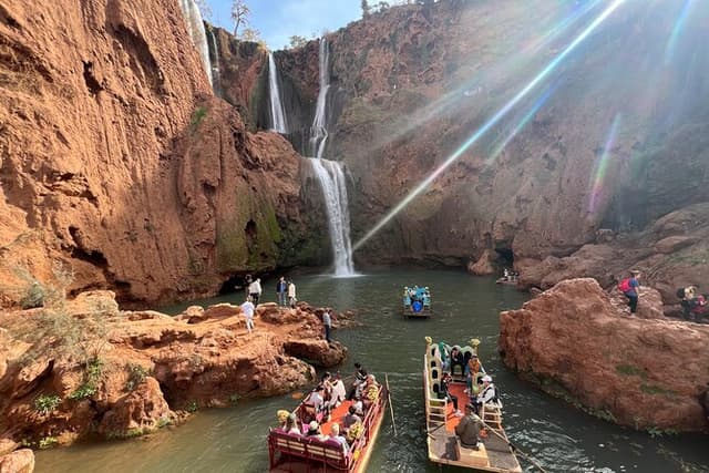 Guided Small Group Tour to Ouzoud Waterfalls & Boat Ride
