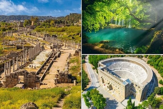 Side / Manavgat : Guided Perge Aspendos & Kursunlu Waterfall Tour