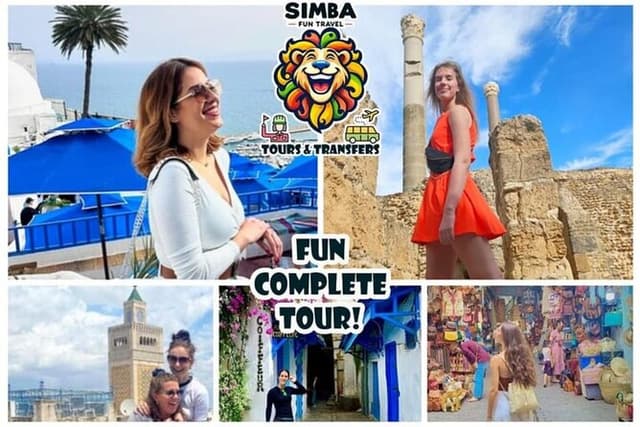 Fun VIP: Tunis Medina/Bardo + Sidi Bou Said + Carthage Pickup All