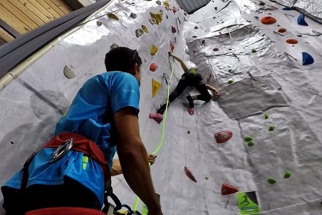 Climbing gym in Floripa