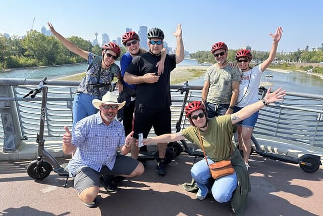 Calgary City Highlights 2 Hour E-Scooter Tour