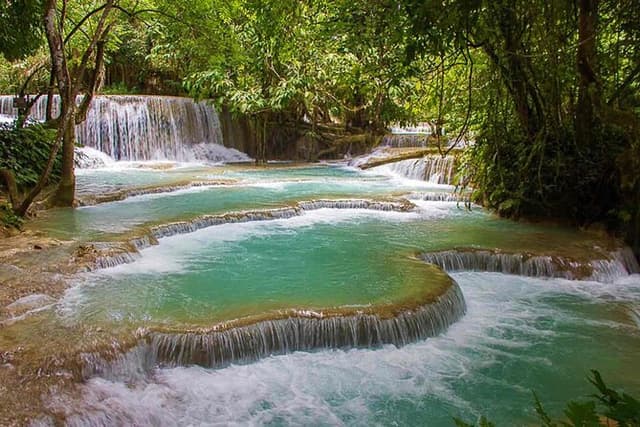 Explore Luang Prabang and Kuang Si Waterfall with Lunch