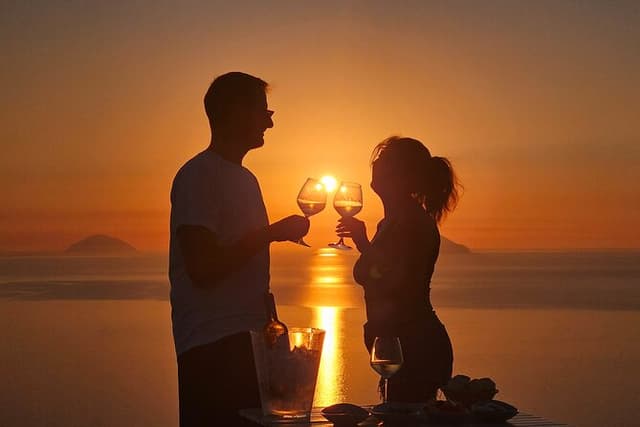 Sunset Walk Volcano with Wine and Local Products on View Point