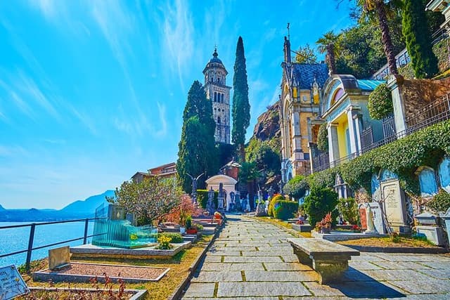 From Milan: Morcote, Bellagio & Lugano in a Private Luxury Van