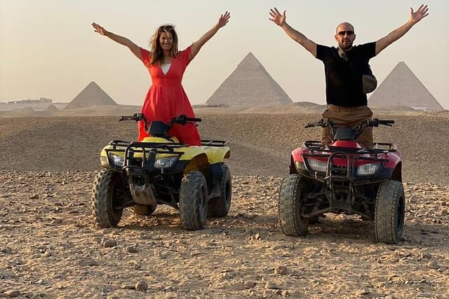 Private Adventure to Pyramids, Sphinx, ATV, Camel Ride and Lunch