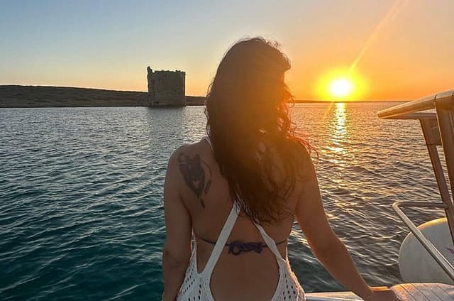 From Stintino Sunset Catamaran Tour in the Gulf of Asinara