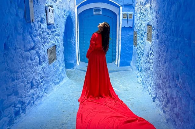Photographer in Chefchaouen