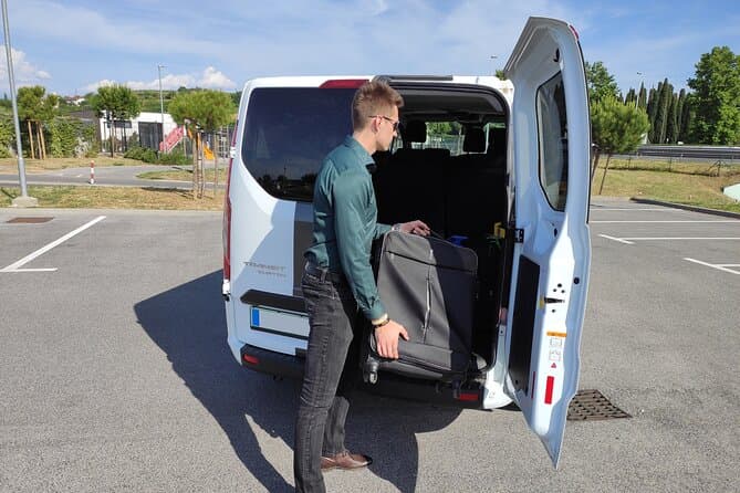 Private Transfers: Piran & Koper to Trieste Airport
