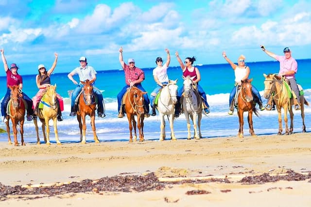 Horseback riding and ATV or Buggy with Party Boat with Lunch