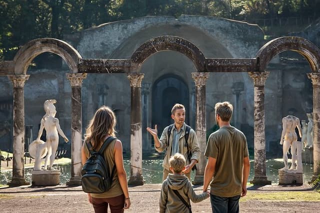 Rome to Villa Adriana Private Day Trip by Train with Tickets