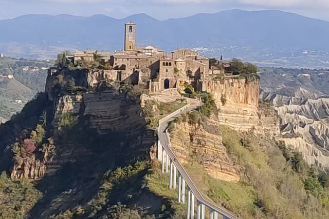 The spectacular dying city Civita di Bagnoregio&the Monster Park