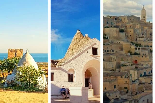 Perfect day out from Bari : Explore Polignano, Alberobello, Matera