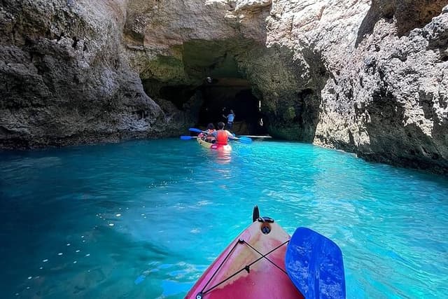 Benagil: Caves, Beaches, and Secret Spots Guided Kayak Tour