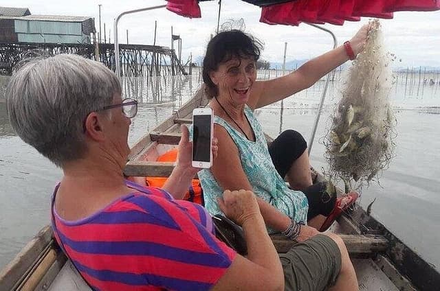 Hue Bike Tour with Optional Fishing Activities in Local Village