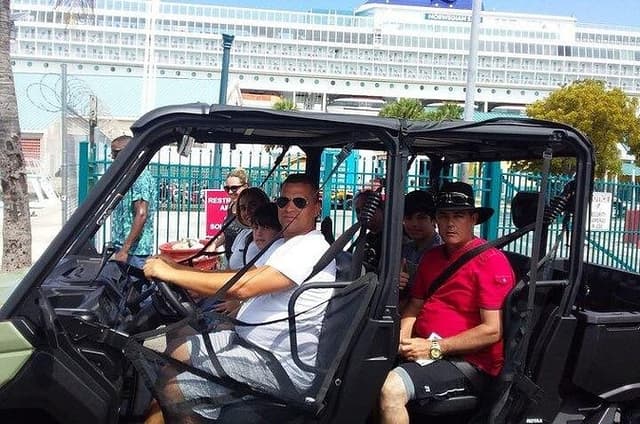 Nassau Family Buggy Tour Up to 6 Guest Free Pickup Beach Samples