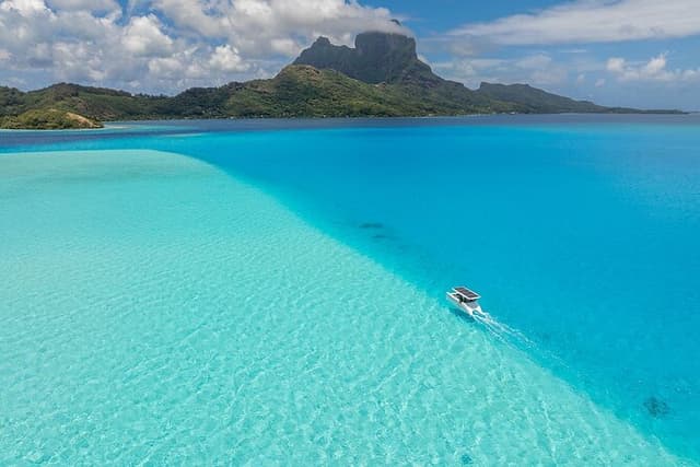 Bora Bora Private Solar Boat Experience