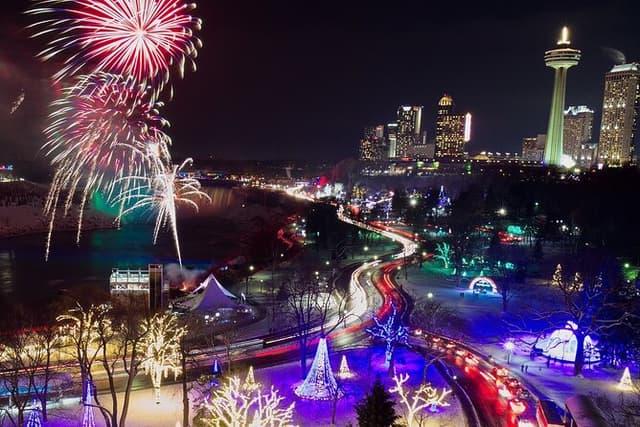 Niagara Falls USA: Boat Ride, Cave, Light Show and Fireworks