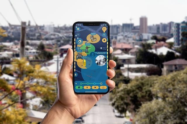 Mayhem in Brisbane GPS App Walking Tour Mobile Game