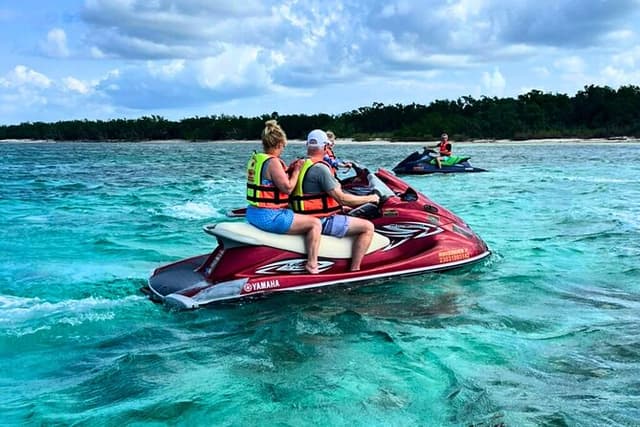 Best Cozumel Jet Ski Tour + Drinks + Snorkeling + Beach