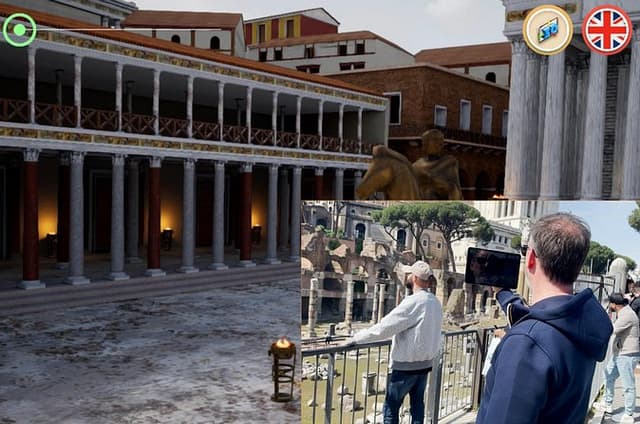 Rome Tour with 3D Augmented Reality of Imperial Fora
