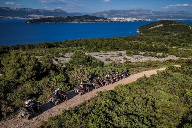 From Split & Trogir: ATV Quad Tour on Island Čiovo