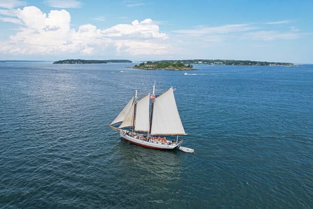 Afternoon Windjammer Cruise Along the Coast of Portland Maine