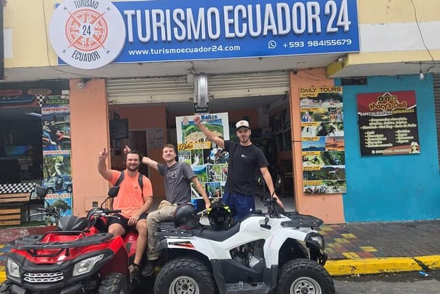 Waterfalls Route & Pailon del Diablo ATV Tour 3 - Hour in Bathrooms