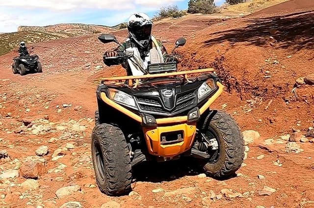Quad ride in the Ouzoud Waterfalls