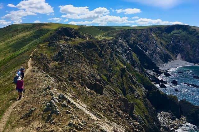 Guided walk on the remote and wild North Cornish coast