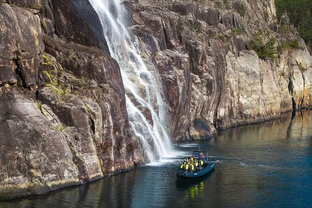 RIB adventure in the Lysefjord with fjord sightseeing
