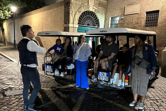 Rome golfcart tour , in the evening with hotel pick-up