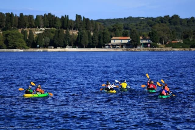 Brijuni Kayak tour with Full-Day Brijuni ticket included