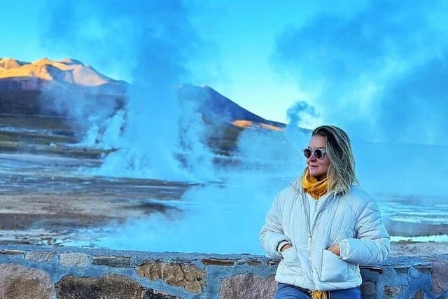 Sunrise in the Geysers of the Tatio Andes trip