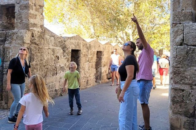 Rhodes Family Medieval City Treasure Hunt and Tour w Food stop