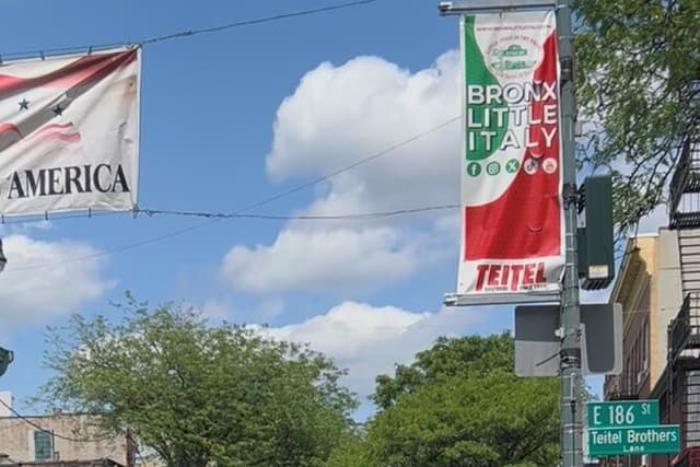 The "Real Little Italy" Arthur Ave in the heart of The Bronx, NY